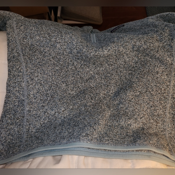 Patagonia Women's Better Sweater 1/4 Zip Pullover, Medium, Blue, EUC - Picture 5 of 5